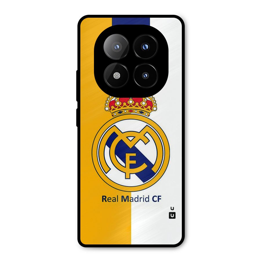 Real Madrid Metal Back Case for Redmi Note 14 Pro Plus 5G
