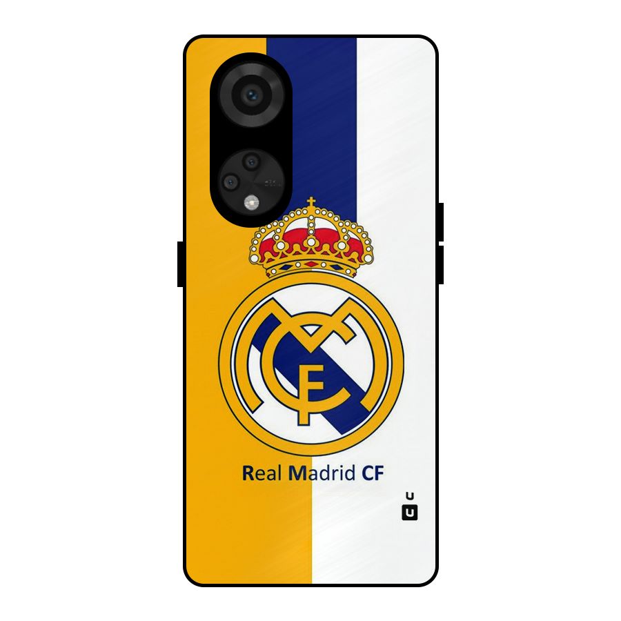Real Madrid Metal Back Case for Reno8 T 5G