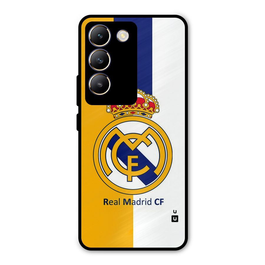 Real Madrid Metal Back Case for Vivo T3 5G