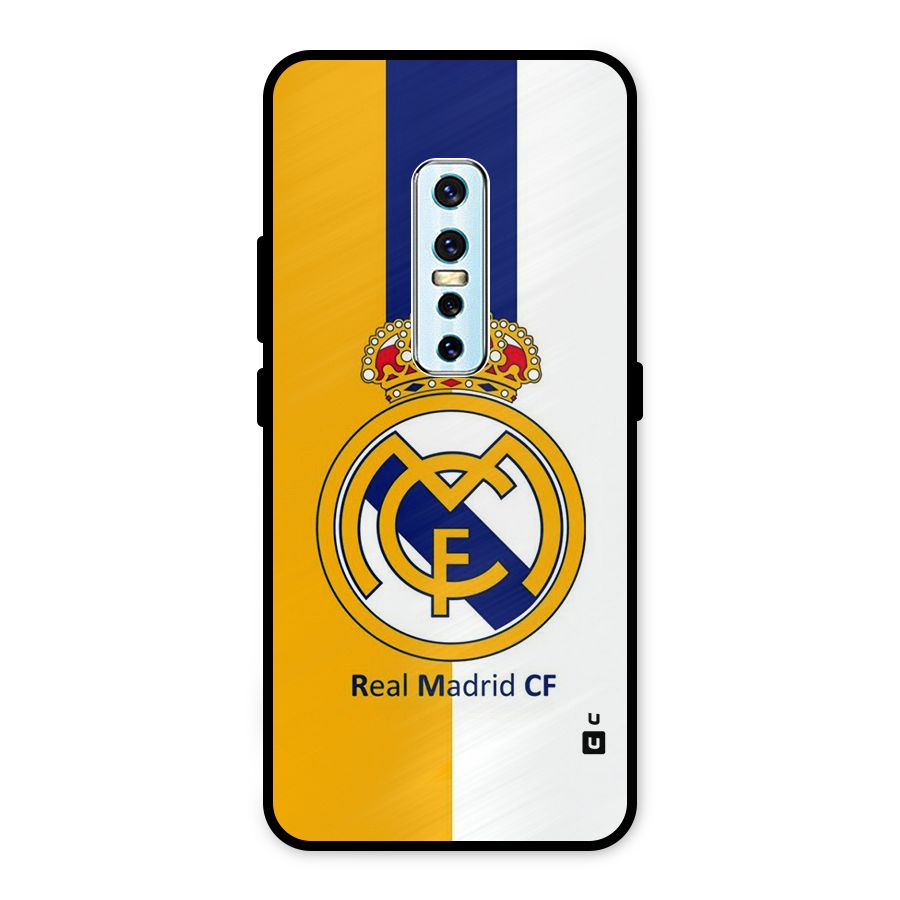 Real Madrid Metal Back Case for Vivo V17 Pro