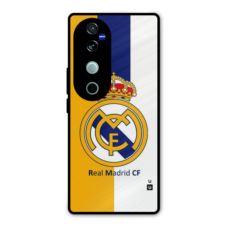 Real Madrid Metal Back Case for Vivo V40