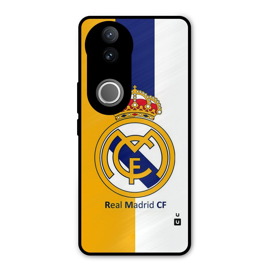 Real Madrid Metal Back Case for Vivo V50e