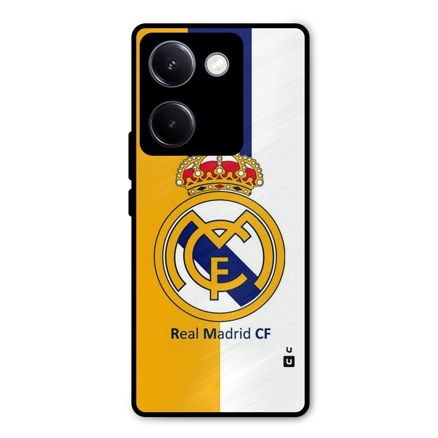 Real Madrid Metal Back Case for Vivo Y300 Plus