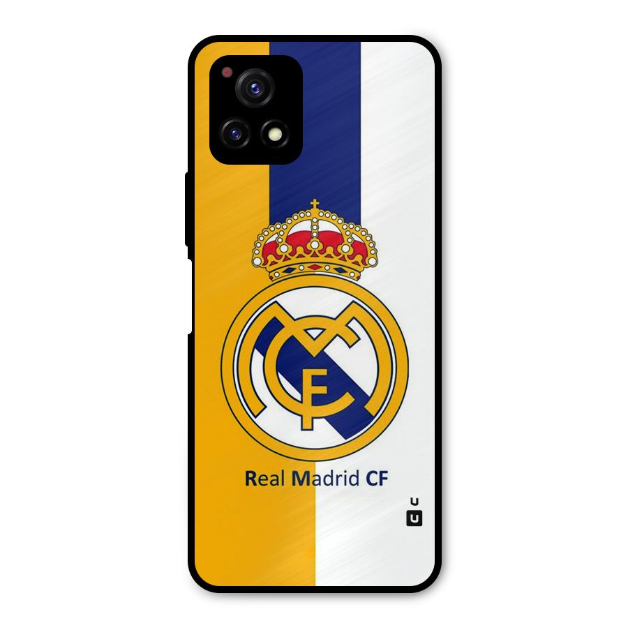 Real Madrid Metal Back Case for Vivo Y72 5G