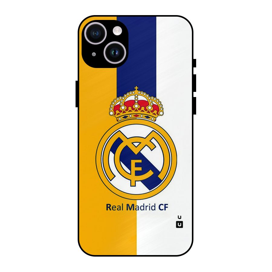 Real Madrid Metal Back Case for iPhone 14 Plus