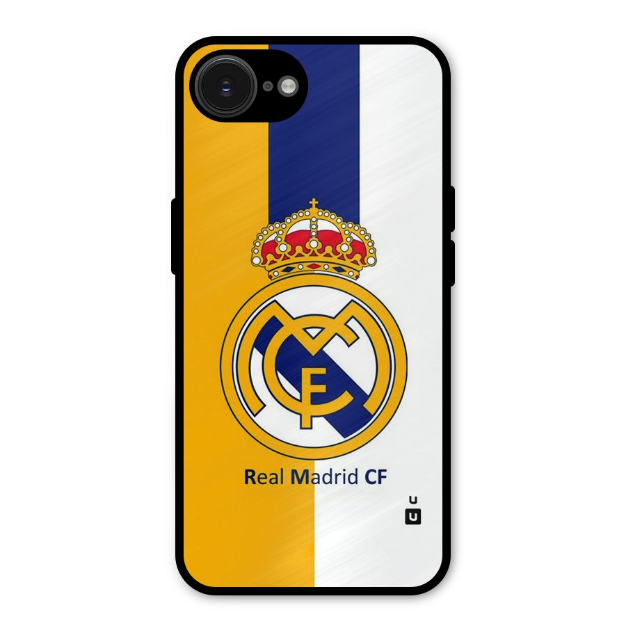 Real Madrid Metal Back Case for iPhone 16e