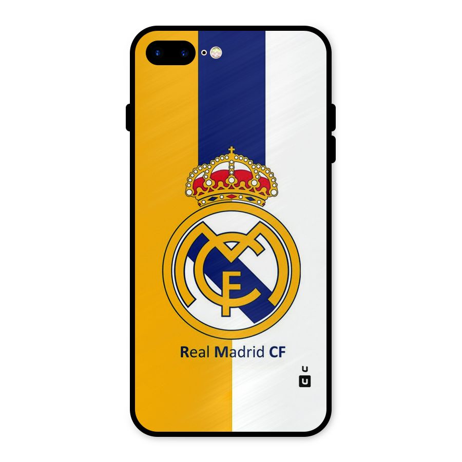 Real Madrid Metal Back Case for iPhone 8 Plus