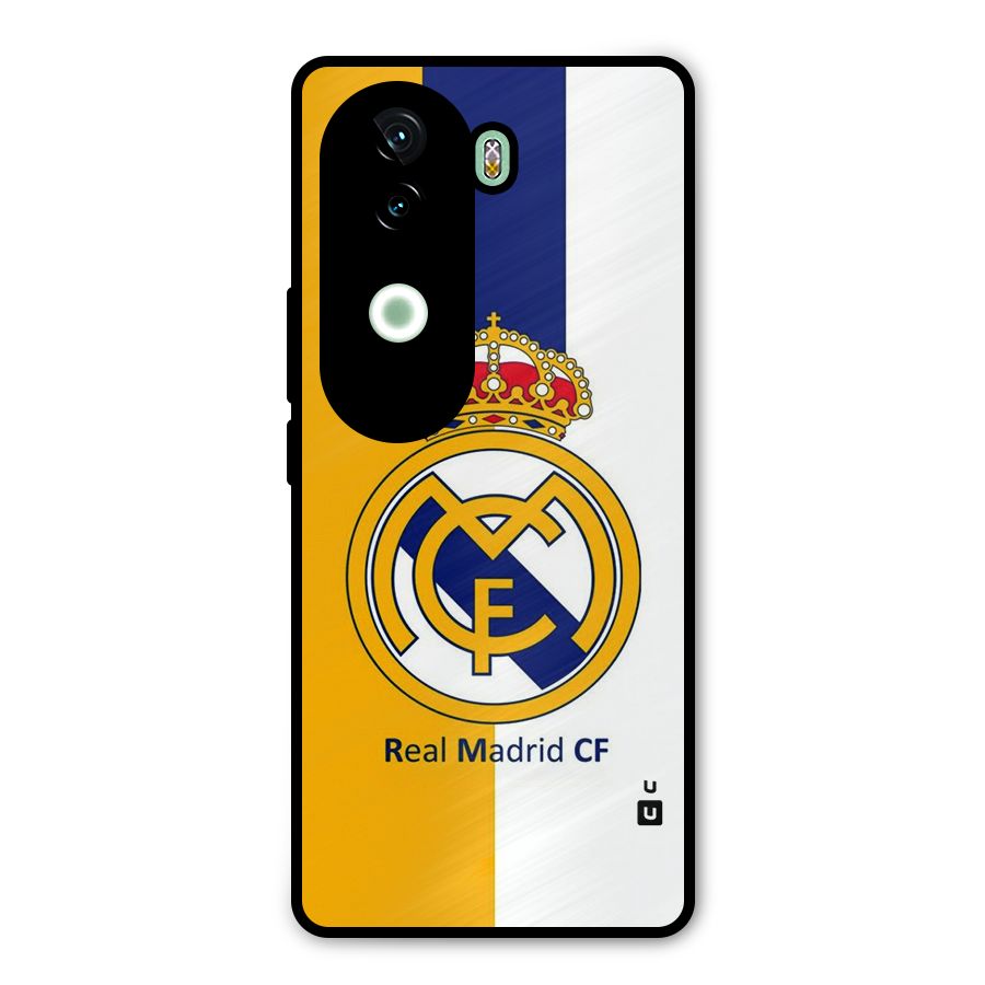 Real Madrid Metal Back Case for iQOO Z9s