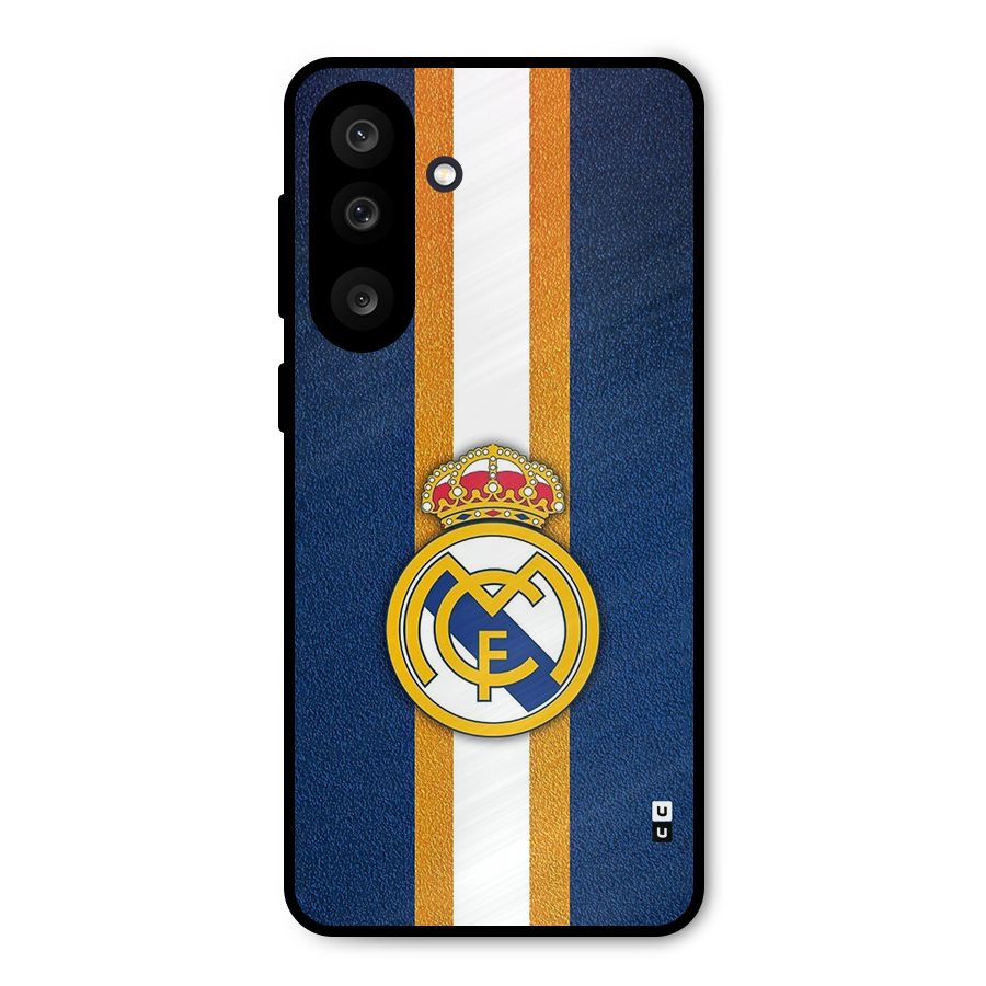 Real Madrid Stripes Metal Back Case for Galaxy M56