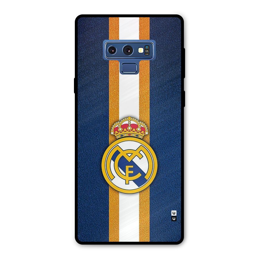 Real Madrid Stripes Metal Back Case for Galaxy Note 9