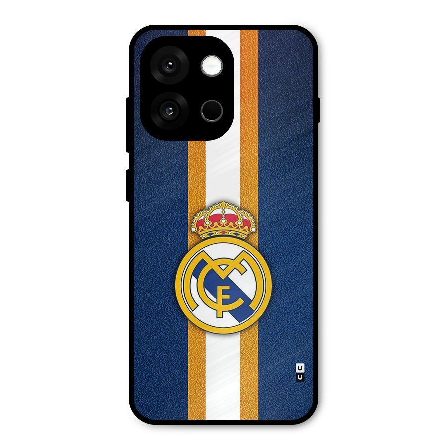 Real Madrid Stripes Metal Back Case for OnePlus 13s