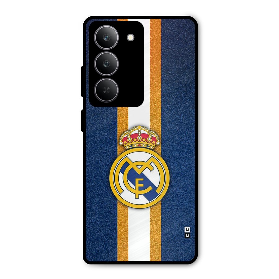 Real Madrid Stripes Metal Back Case for Realme 14x