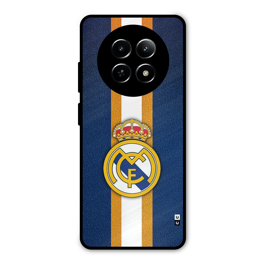 Real Madrid Stripes Metal Back Case for Realme Narzo N65