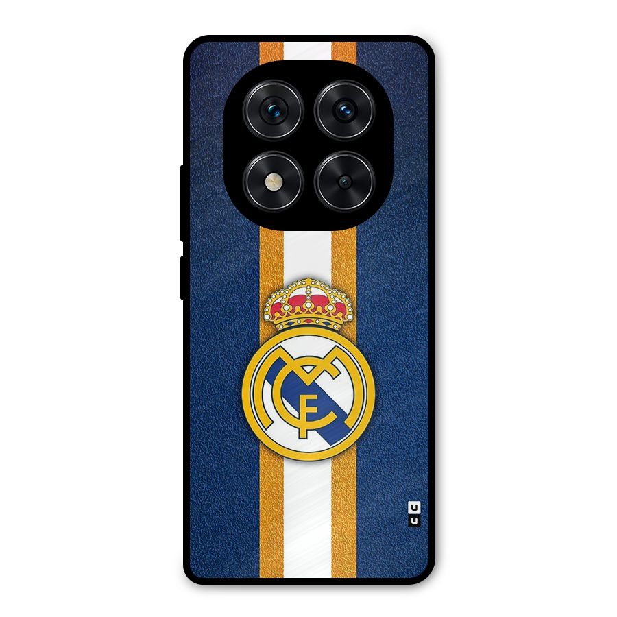 Real Madrid Stripes Metal Back Case for Redmi Note 14 Pro 5G