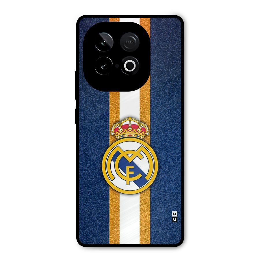 Real Madrid Stripes Metal Back Case for iQOO Neo 10