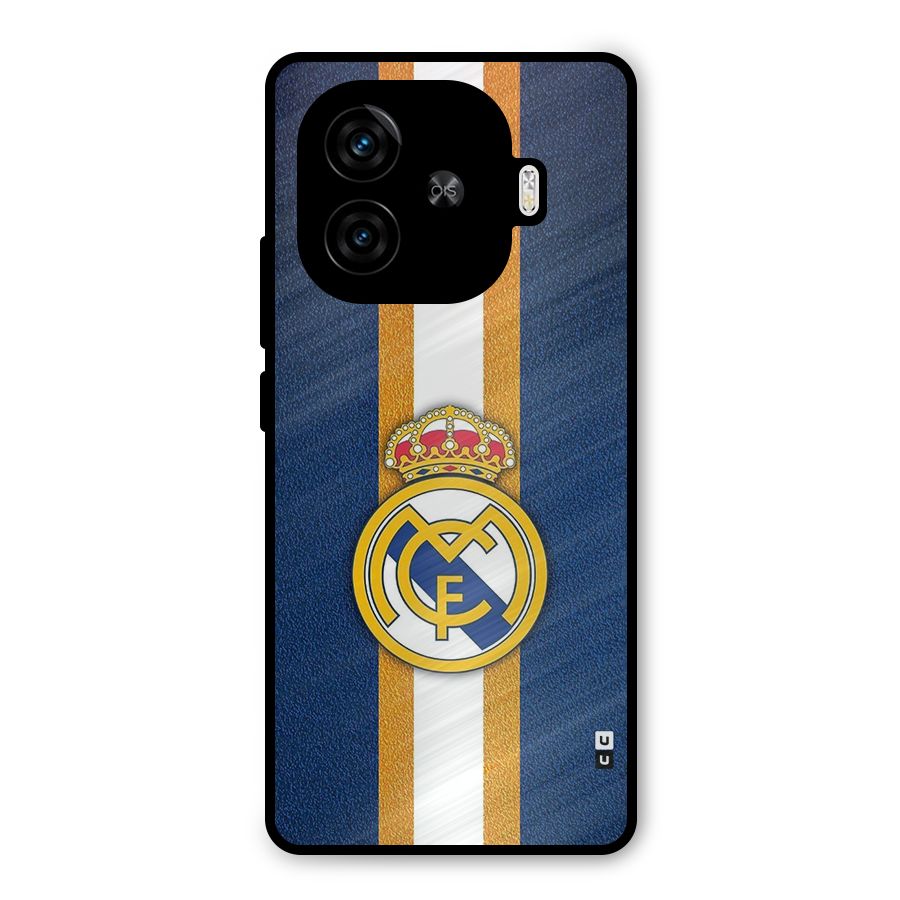 Real Madrid Stripes Metal Back Case for iQOO Neo 10R
