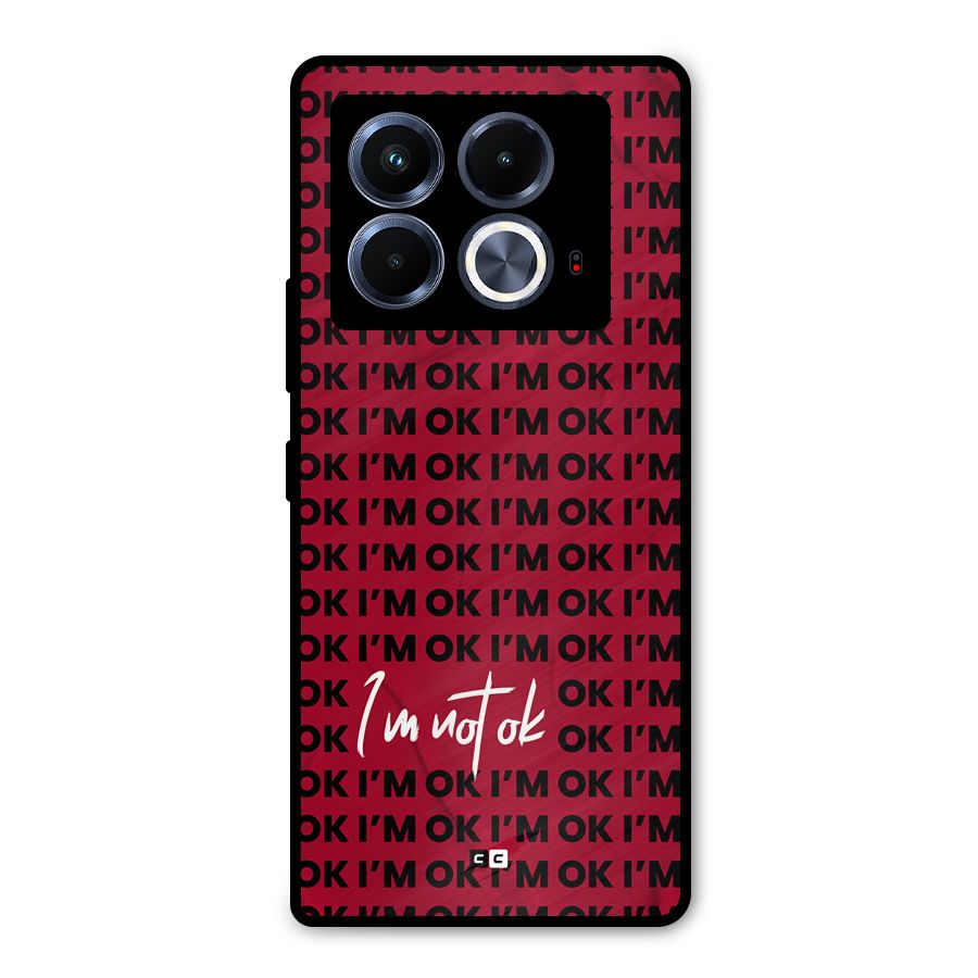 Really Not Ok Metal Back Case for Infinix Note 40 5G