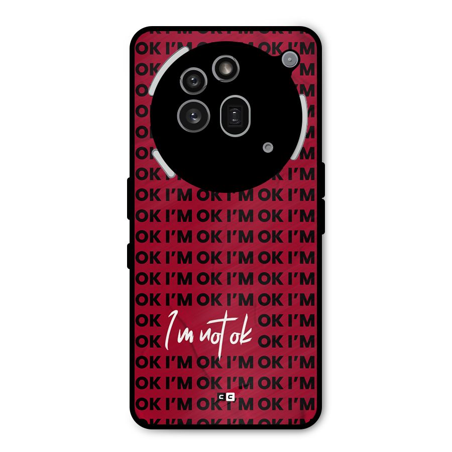 Really Not Ok Metal Back Case for Nothing Phone 3a Pro