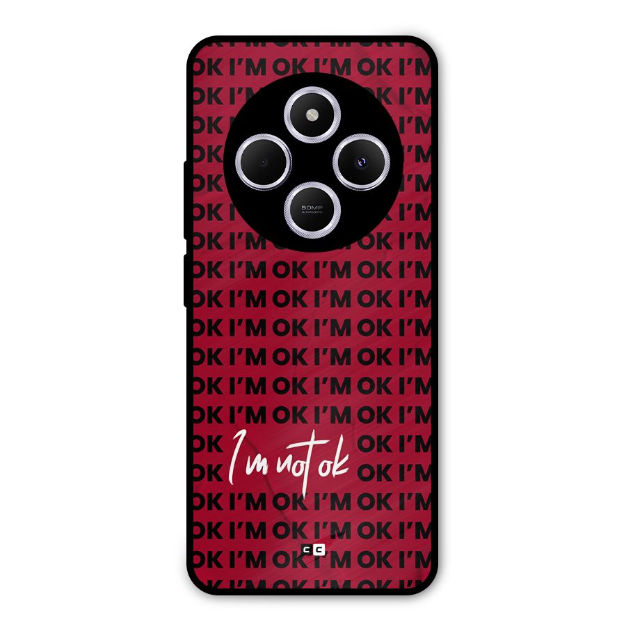Really Not Ok Metal Back Case for Poco C75 5G