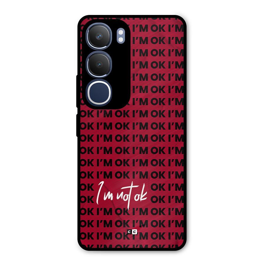 Really Not Ok Metal Back Case for Vivo Y29