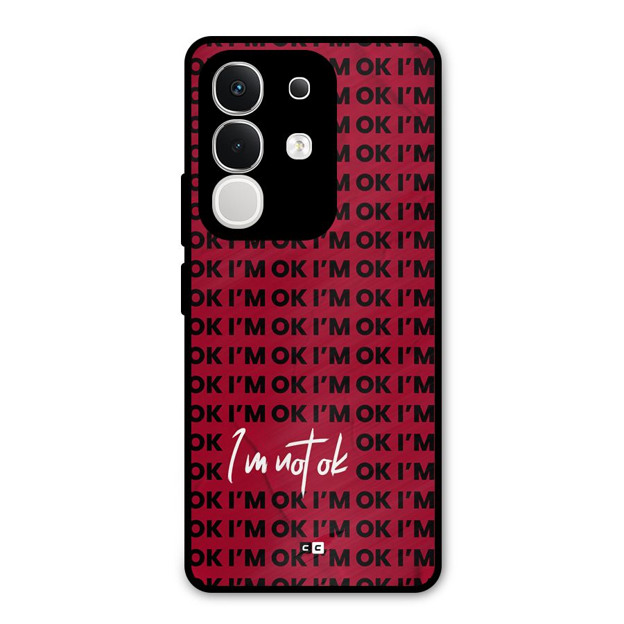 Really Not Ok Metal Back Case for iQOO Z10x