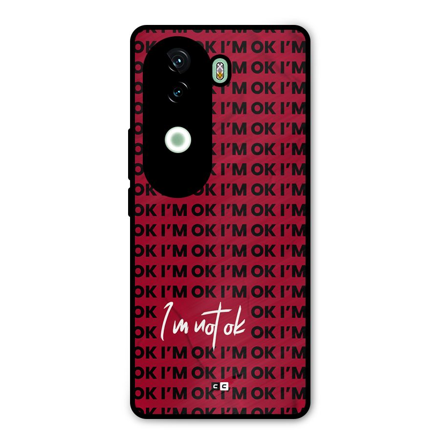 Really Not Ok Metal Back Case for iQOO Z9s