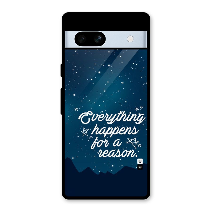 Reason Sky Glass Back Case for Google Pixel 7a