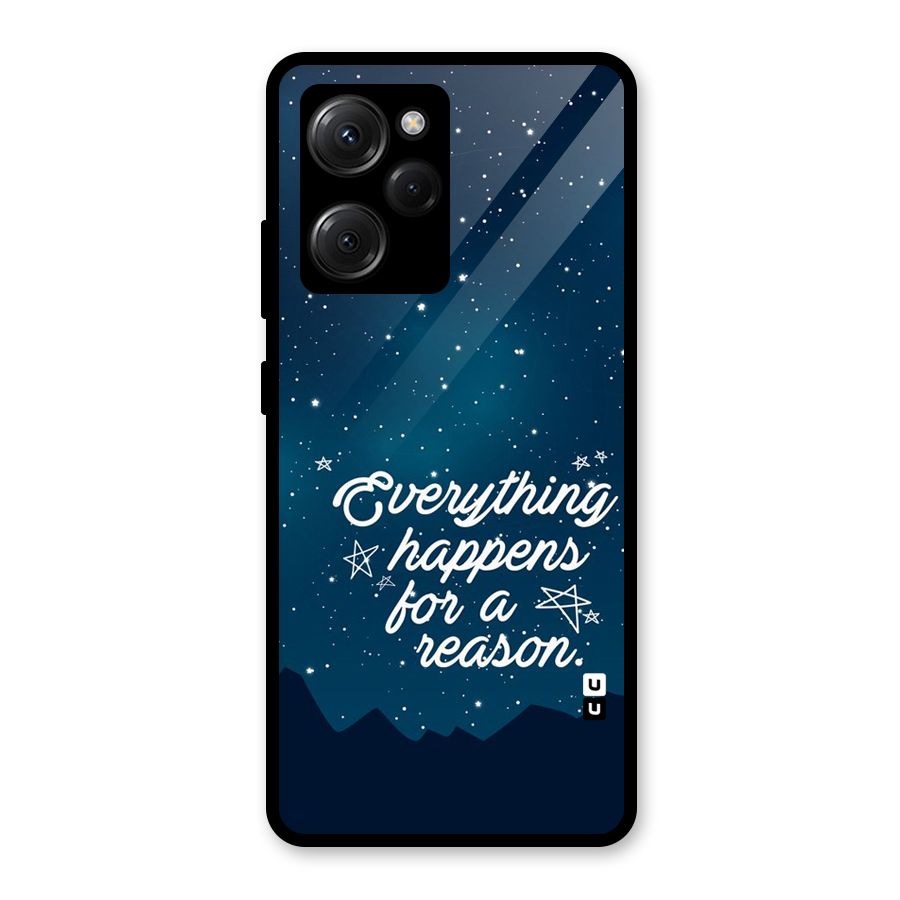Reason Sky Glass Back Case for Poco X5 Pro