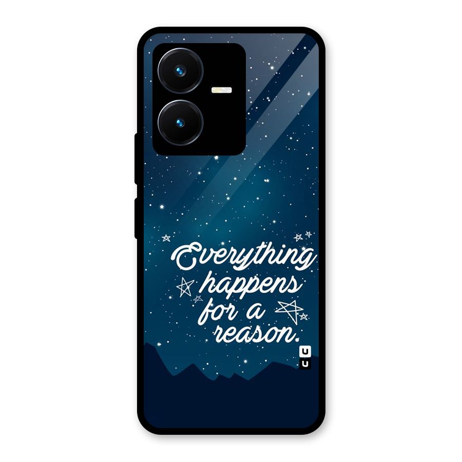Reason Sky Glass Back Case for Vivo Y22s