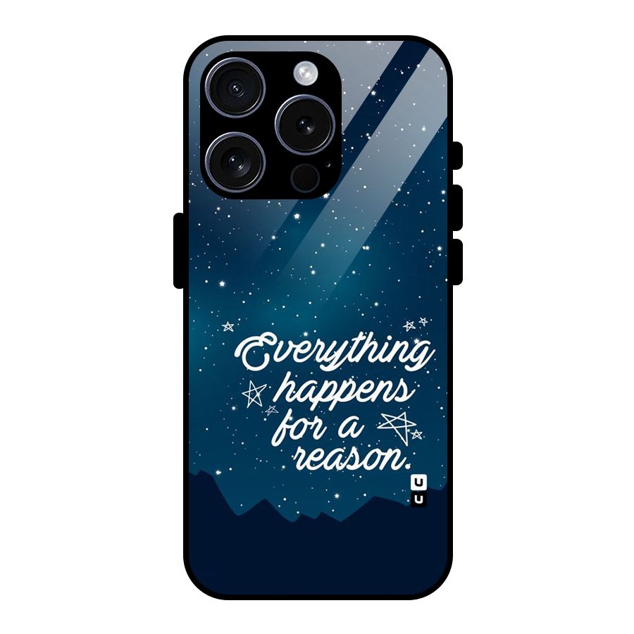 Reason Sky Glass Back Case for iPhone 15 Pro