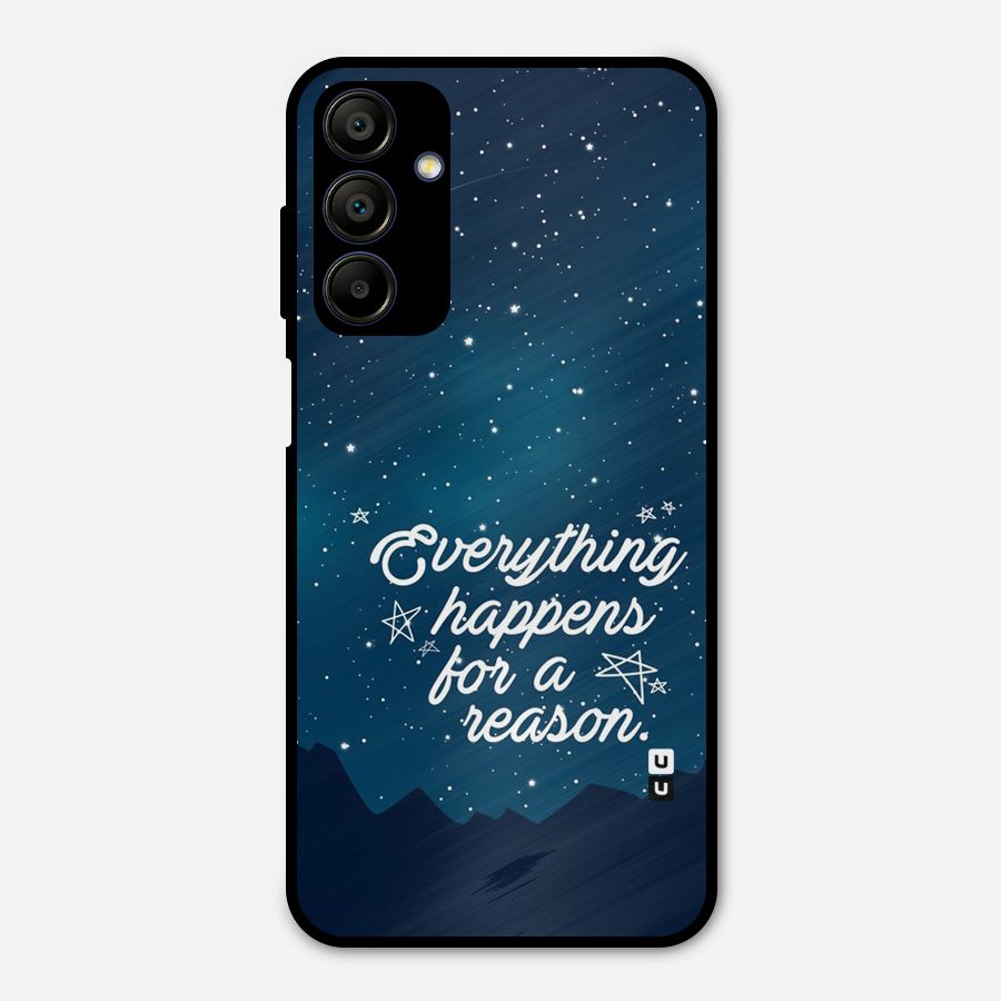 Reason Sky Metal Back Case for Galaxy A15 5G