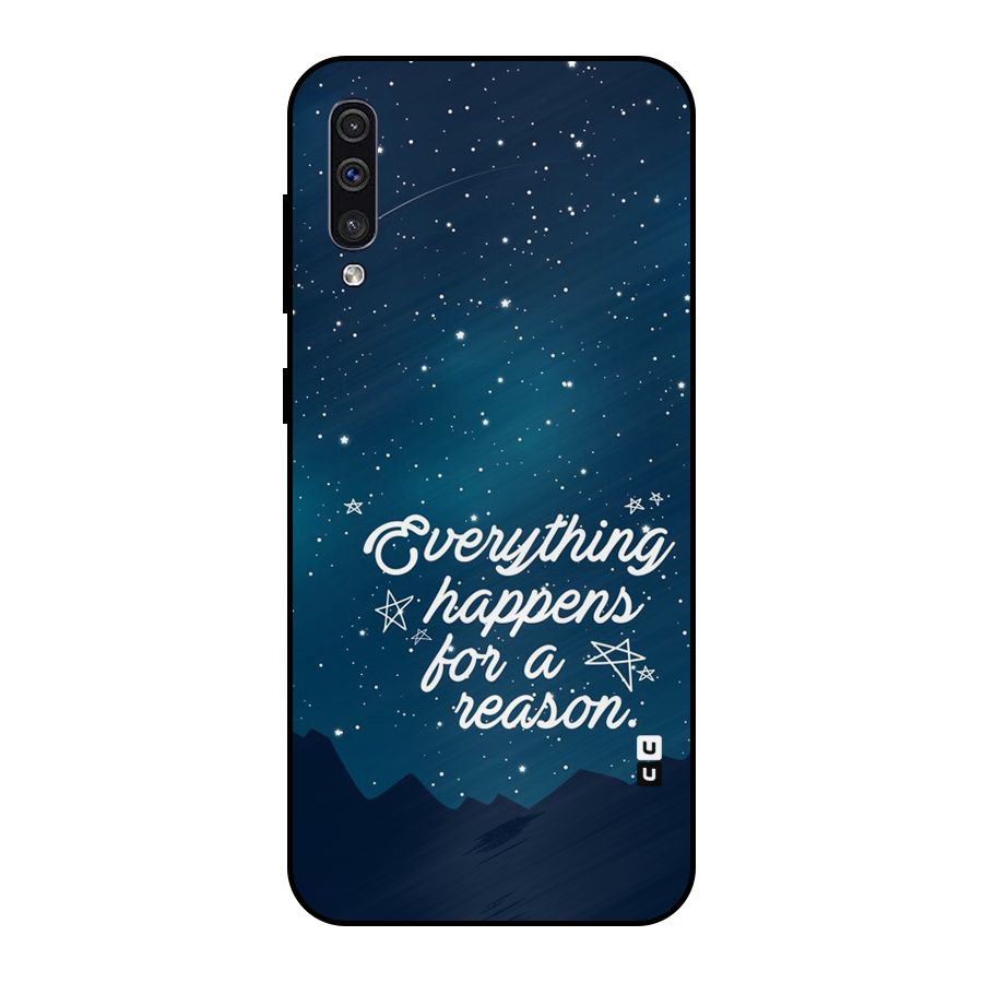 Reason Sky Metal Back Case for Galaxy A30s