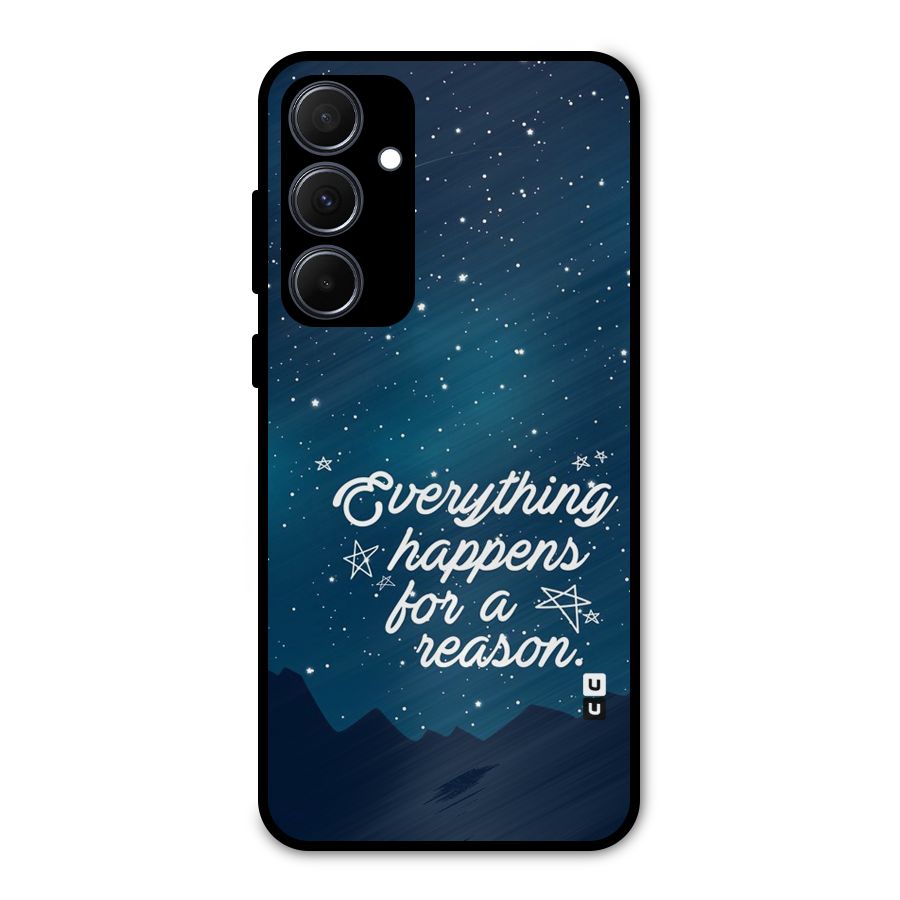 Reason Sky Metal Back Case for Galaxy A35