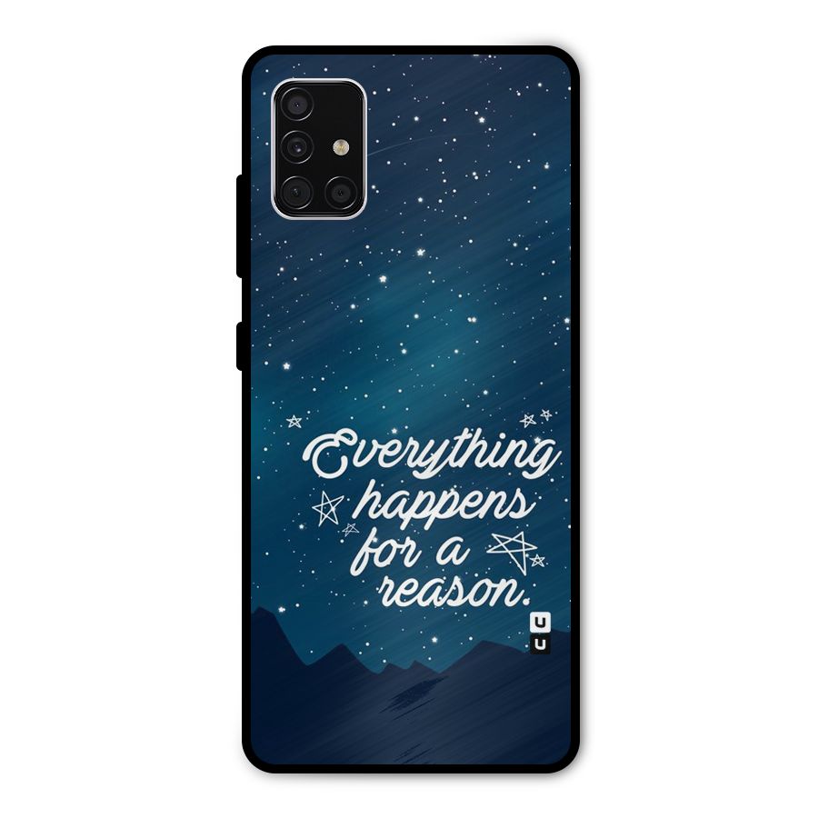 Reason Sky Metal Back Case for Galaxy A51