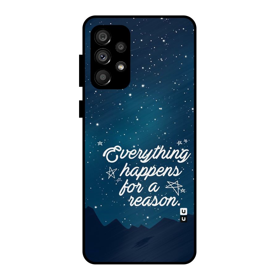 Reason Sky Metal Back Case for Galaxy A73 5G