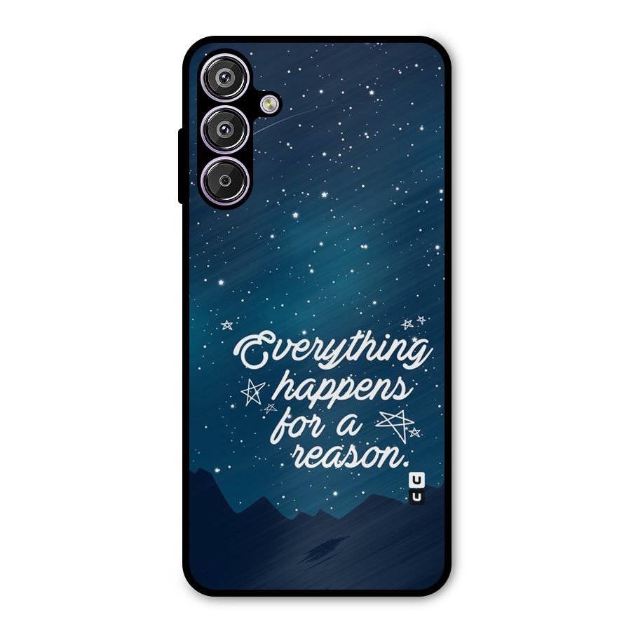 Reason Sky Metal Back Case for Galaxy F15