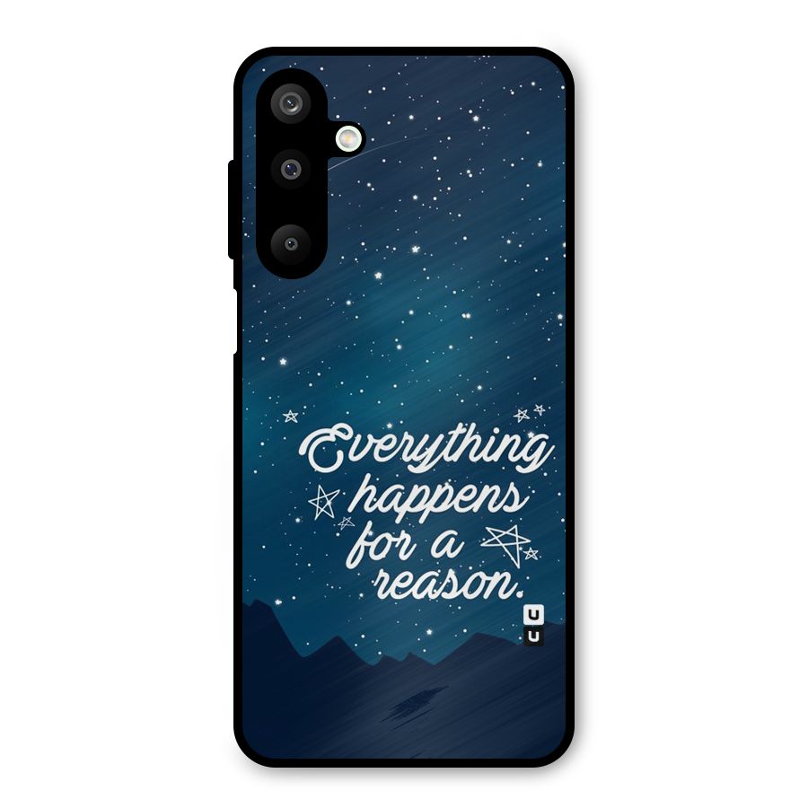 Reason Sky Metal Back Case for Galaxy M16