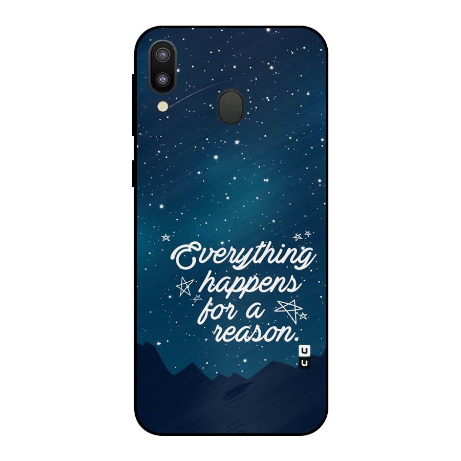 Reason Sky Metal Back Case for Galaxy M20