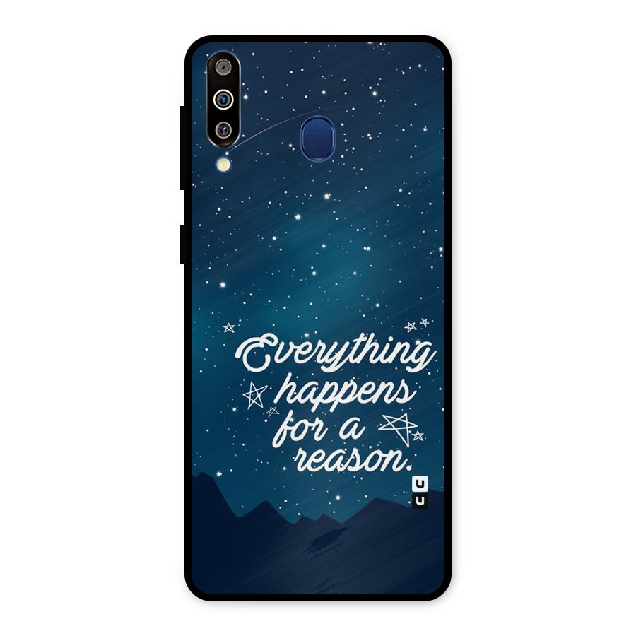Reason Sky Metal Back Case for Galaxy M30