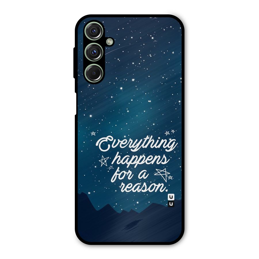 Reason Sky Metal Back Case for Galaxy M34