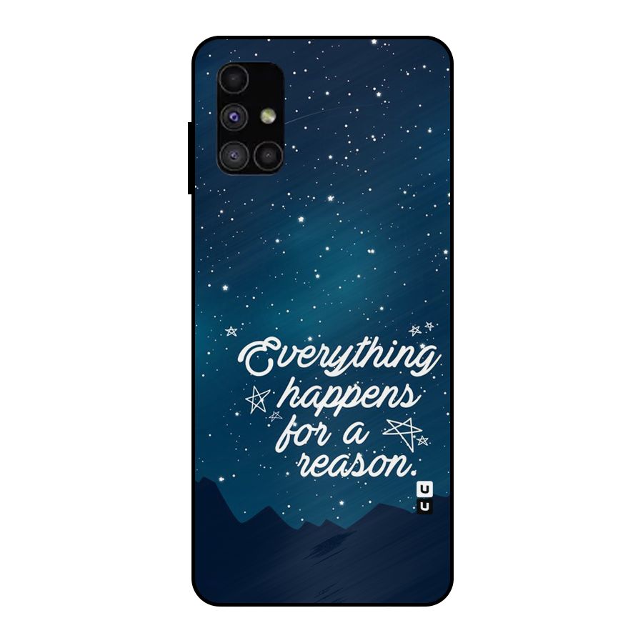 Reason Sky Metal Back Case for Galaxy M51