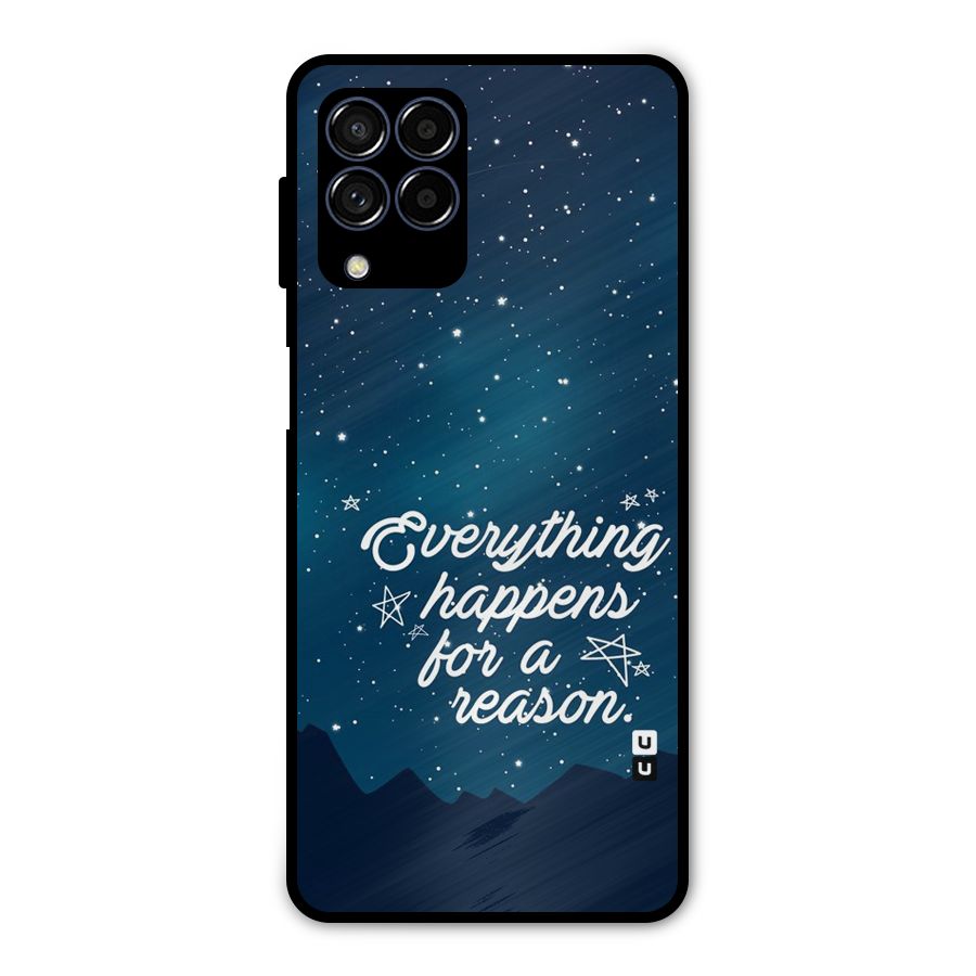 Reason Sky Metal Back Case for Galaxy M53 5G
