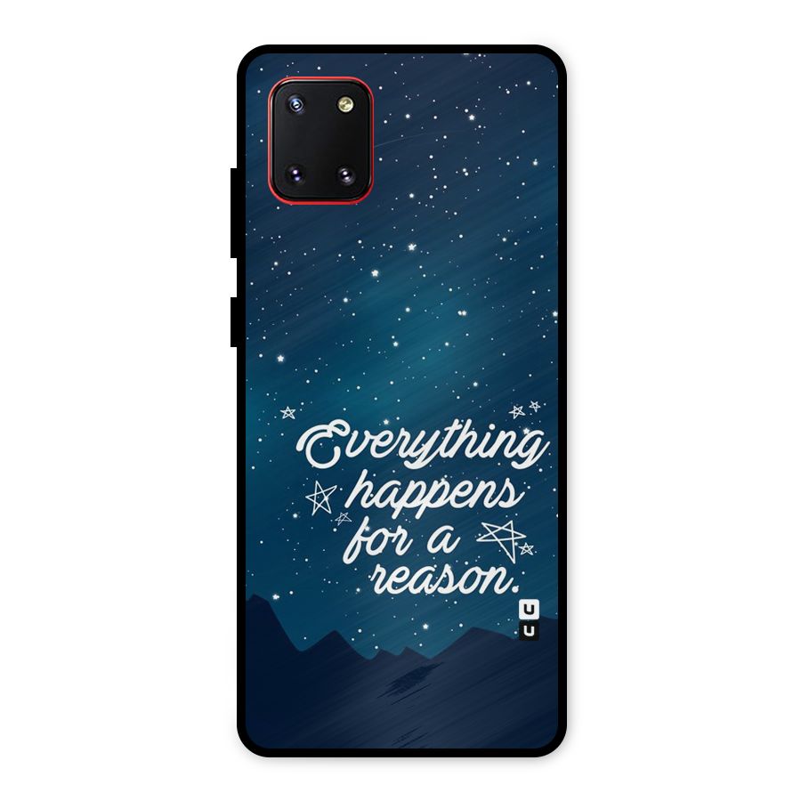Reason Sky Metal Back Case for Galaxy Note 10 Lite