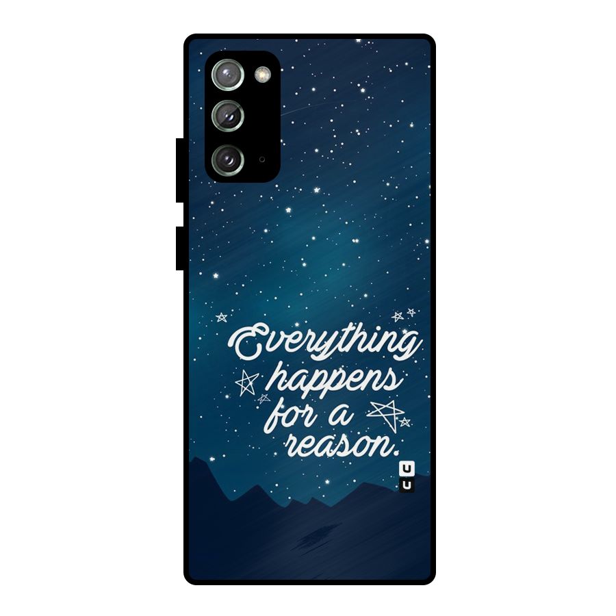 Reason Sky Metal Back Case for Galaxy Note 20