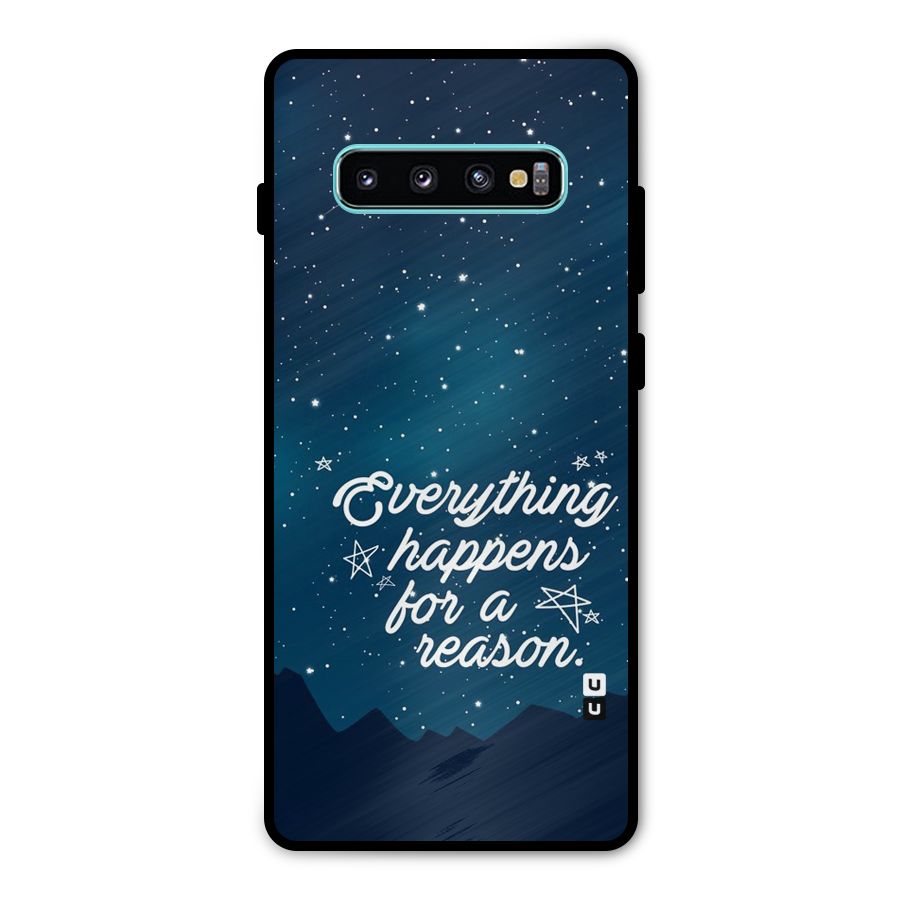 Reason Sky Metal Back Case for Galaxy S10 Plus