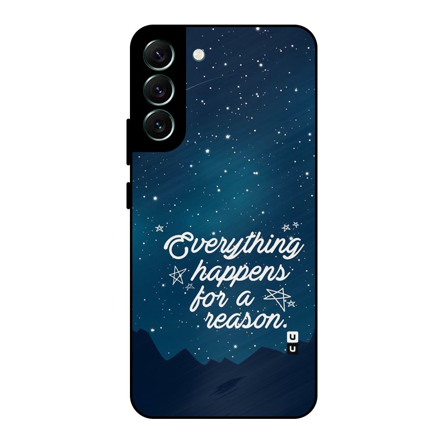 Reason Sky Metal Back Case for Galaxy S22 Plus 5G