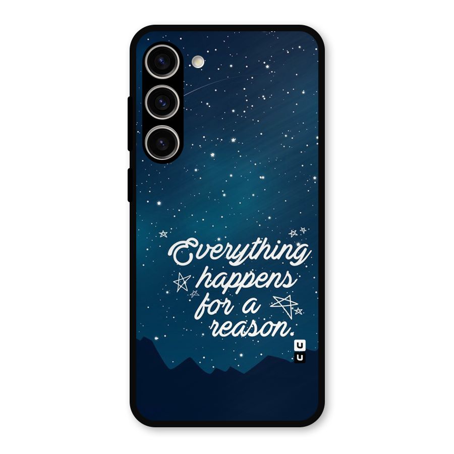 Reason Sky Metal Back Case for Galaxy S23 Plus