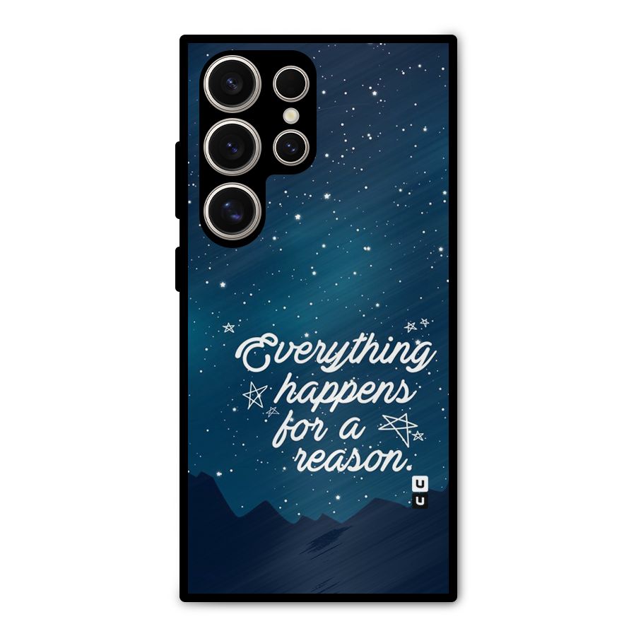 Reason Sky Metal Back Case for Galaxy S24 Ultra