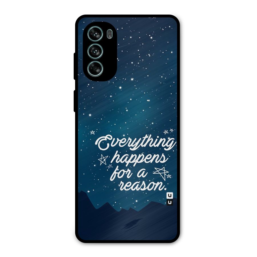 Reason Sky Metal Back Case for Moto G62