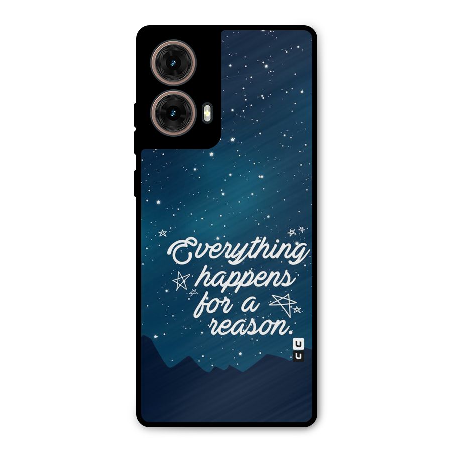 Reason Sky Metal Back Case for Moto G85